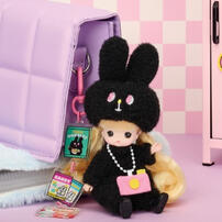 Mimi world 兔子便利商店迷你小MIMI吊飾-KURO