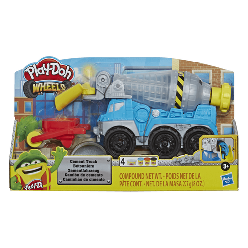 Play-Doh Wheels Cement Truck Toy With 4 Non-Toxic Play-Doh Colors