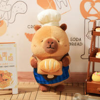 TUNTUNZAI卡皮巴拉	豚豚崽烘焙坊-豚師傅掛件