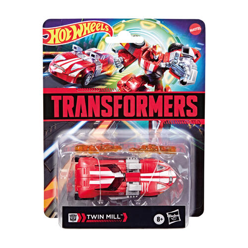 TRANSFORMERS COLLAB HOT WHEELS TWIN MILL 2