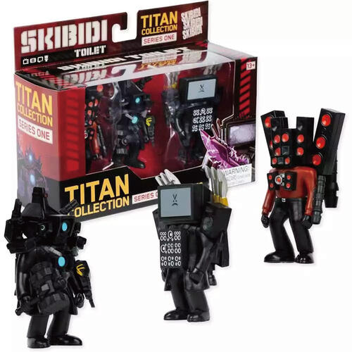 Skibidi Toilet | Titan 3-Pack
