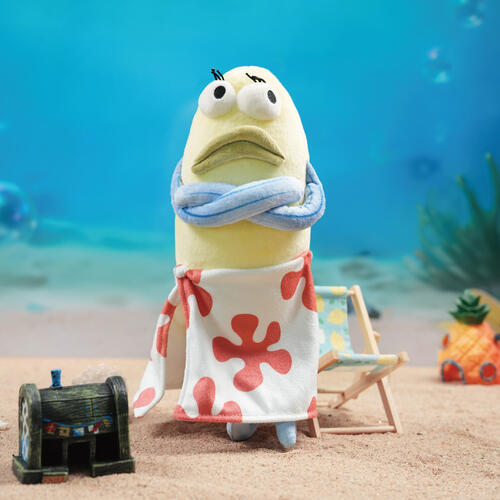 Spongebob海綿寶寶 哼! 我生氣了路人魚34CM