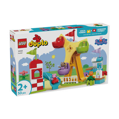 lego peppa pig 露天遊樂園 10453