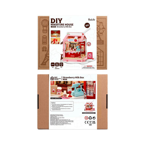 ROLIFE 若來 草莓甜心牛奶盒子