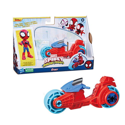 Spidey And His Amazing Friends 漫威蜘蛛人與他的神奇朋友們卡通系列人物載具組- 隨機發貨