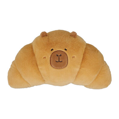 TUNTUNZAI卡皮巴拉	豚豚崽烘焙坊-牛角包抱枕50cm