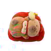 TUNTUNZAI卡皮巴拉	豚豚崽豚個好運-蘋果沙發公仔