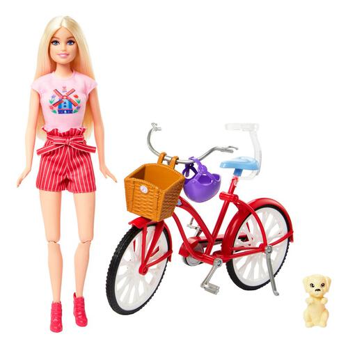 Barbie芭比寵物自行車組