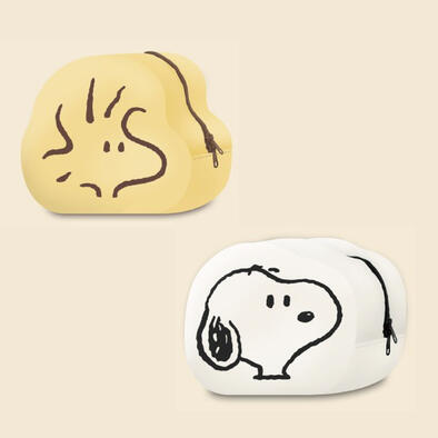 Snoopy Q Pouch - Off-white- Assorted