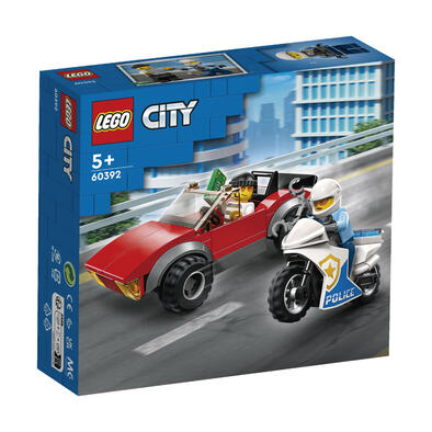LEGO樂高 City系列 警察摩托車飛車追逐 60392