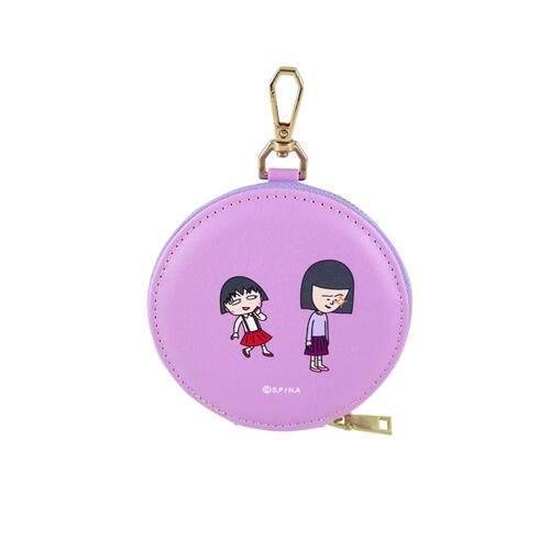 Chibi Maruko 櫻桃小丸子 圓型零錢包-野口