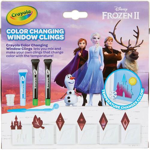 Crayola繪兒樂Disney Frozen迪士尼冰雪奇緣窗貼DIY組