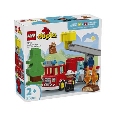LEGO Duplo Fire Truck with Hose and Firefighter 10473