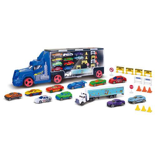 Speed City極速都市 運輸車 含11台車