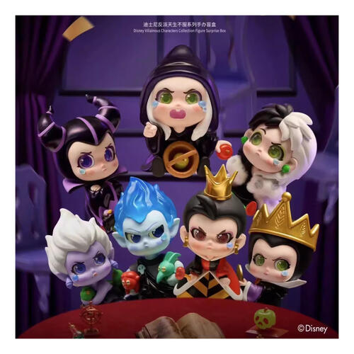 MINISO	迪士尼反派天生不服系列手辦盲盒- 隨機發貨