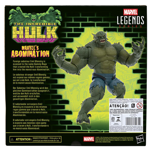 Marvel Legends Series The Incredible Hulk Marvel's Abomination Action Figure