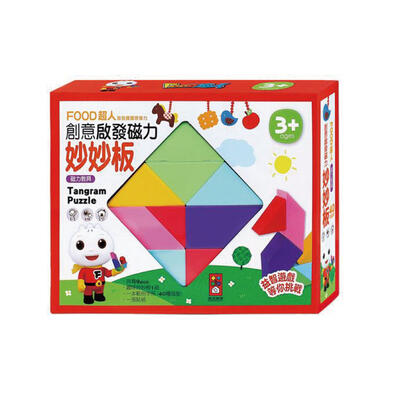 San Huei 創意啟發磁力妙妙板-FOOD超人
