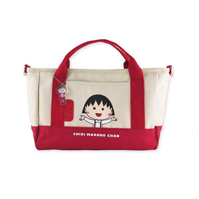 Chibi Maruko 櫻桃小丸子 托特包-紅色款