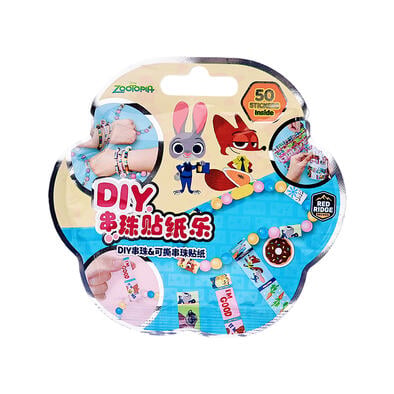 Disney Zootopia迪士尼動物方城市 DIY穿珠貼紙樂