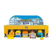 Robocar Poli波力救援小英雄 ROI迷你模型車-建築小隊5入組