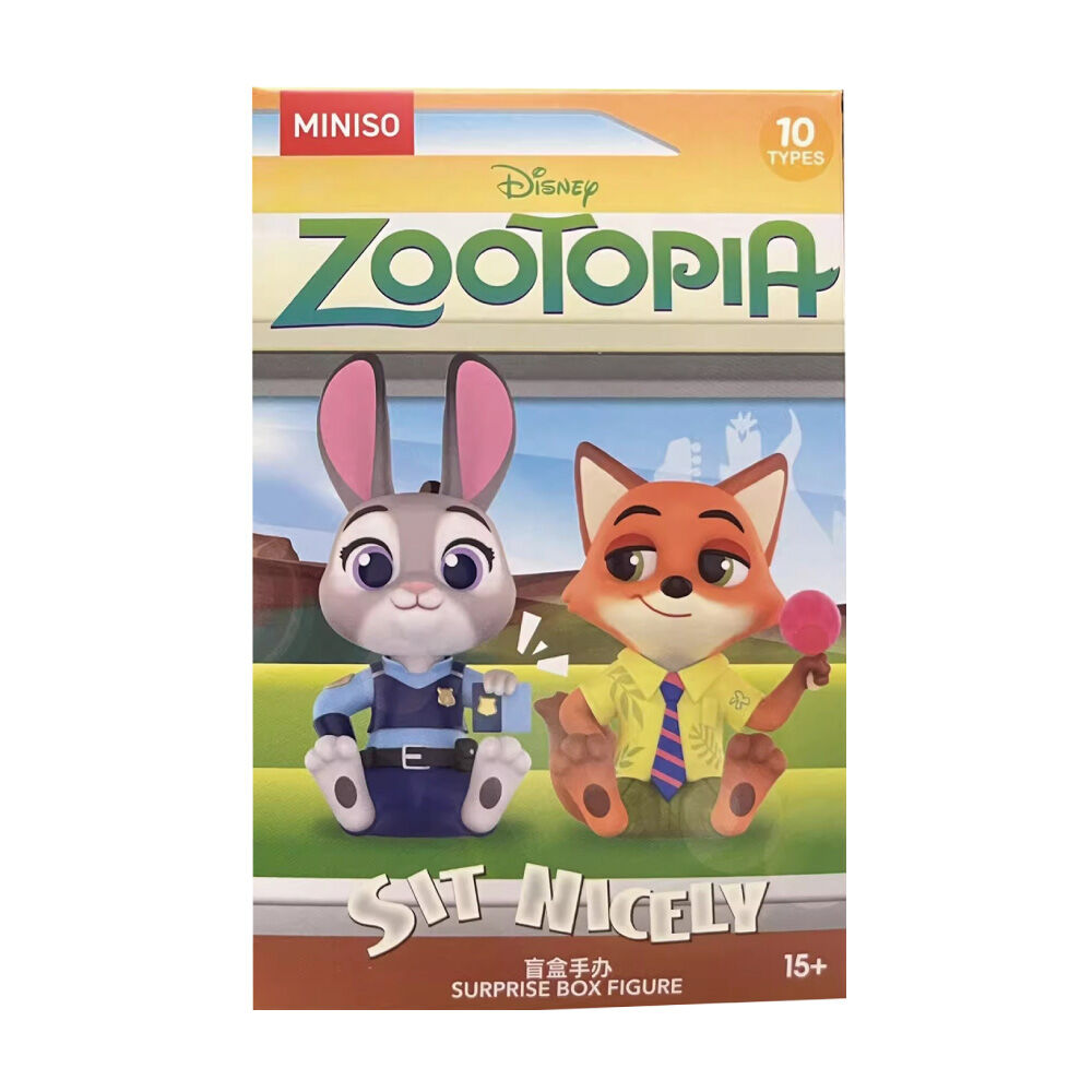 MINISO ズートピア SIT NICELY シリーズ フィギュア10個セット MINISO Zootopia Sit Nicely Series Blind Box Judy Nick Full