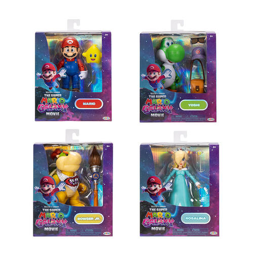 Super Mario超級瑪利歐銀河電影版:5吋珍藏公仔  - 隨機發貨