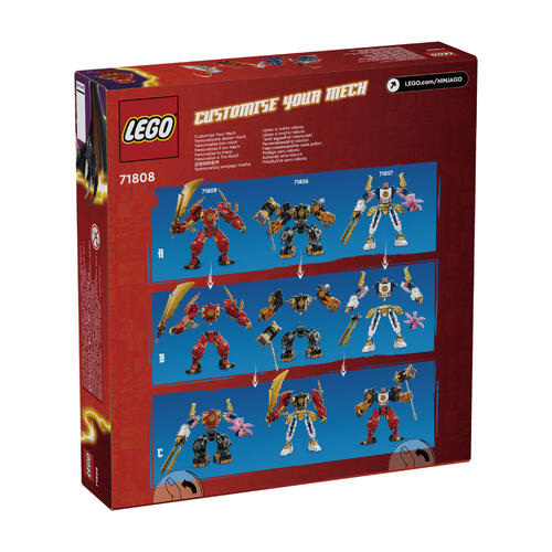 LEGO樂高 Ninjago  赤地的火元素機械人 71808