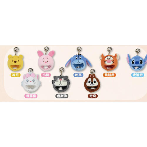 disney 迪士尼造型頭套吊飾盲袋3吋-隨機發售