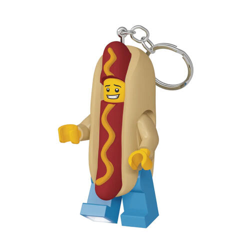 Lego Led Key Chain Hotdog Guy