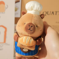 TUNTUNZAI卡皮巴拉	豚豚崽烘焙坊-豚師傅掛件