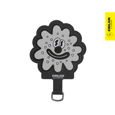 KINGJUN 手機夾片／病毒花