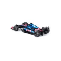 Bburago比美高1:43 F1系列-1:43 阿爾派 A525（無頭盔，紙盒版）（2025 摩納哥大獎賽）（#10 皮埃爾&middot;加斯利）- 金屬藍/啞光黑/粉紅