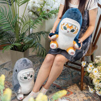 Mofusand 貓福珊迪-鯊魚裝16吋綜合- 隨機發貨