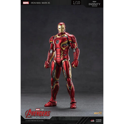 ZD Toys MARVEL 中動 鋼鐵人 Mark 45 7吋可動人偶
