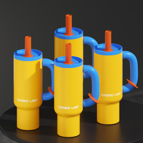 CHAKO LAB 1050ml不鏽鋼保溫霸王杯#芒果歐蕾