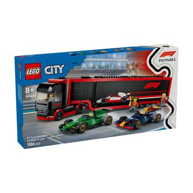 LEGO F1&reg; Truck with RB20 & AMR24 F1&reg; Cars 60445