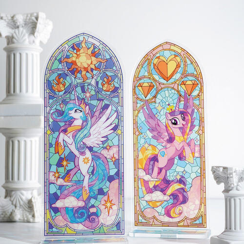 My Little Pony  彩虹小馬彩窗系列壓克力擺件- 隨機發貨