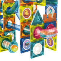 Teamson-彩色窗戶軌道磁力片組 98片組