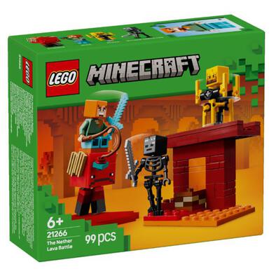 Lego樂高 The Nether Lava Battle 21266
