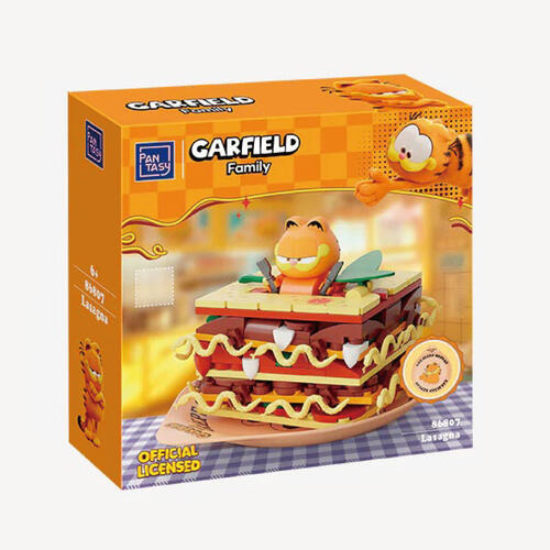 Pantasy拼奇 Garfield加菲貓起司千層麵 收藏積木(86807)