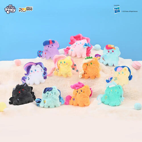 My Little Pony 彩虹小馬-可愛小馬絨毛玩偶第三彈 - 隨機發貨