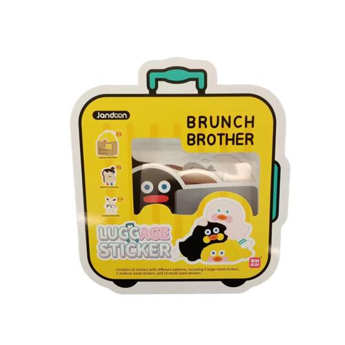 Brunch Brother早午餐兄弟行李箱貼紙- 隨機發貨