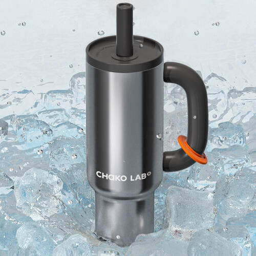 CHAKO LAB 1050ml不鏽鋼保溫霸王杯#曜石黑