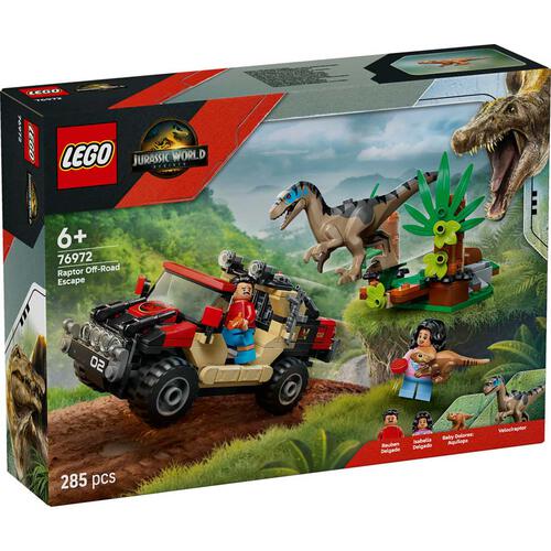 LEGO樂高侏羅紀世界系列 逃離迅猛龍越野大冒險 76972