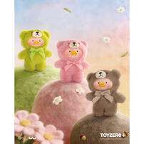 Lulu The Piggy罐頭豬 Teddy Mini自然絮語系列膠面毛絨手機繩盲盒- 隨機發貨