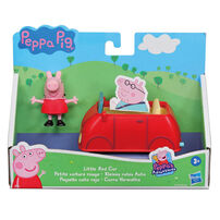 Peppa Pig粉紅豬小妹3吋公仔交通工具組- 隨機發貨