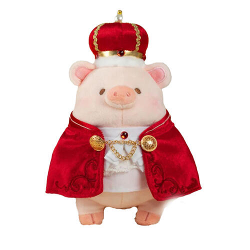 Lulu The Piggy罐頭豬經典系列 - 18cm 國王Lu毛絨公仔