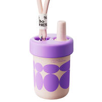 CHAKO LAB 485ml 不鏽鋼陶瓷保溫啵啵杯#晚霞小島