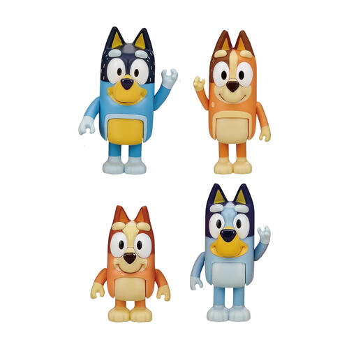 Bluey 妙妙犬布麗 四入人偶組 家庭成員