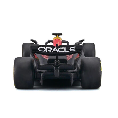 Bburago比美高 1:64 F1掛卡系列-紅牛車隊RB21（2025巴林大獎賽）（#1馬克斯&middot;維斯塔潘）（無頭盔）-啞藍18-58003#22